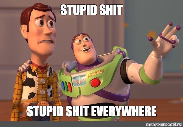 Stooped Shit Meme: