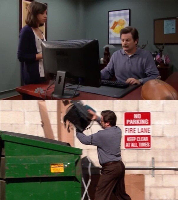 Computer Disposal Meme Create meme