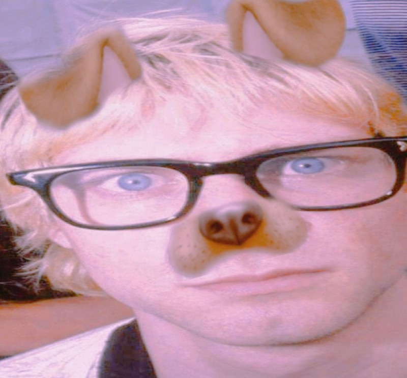 Create meme "Nirvana Kurt Cobain, Kurt Cobain wearing white glasses ...