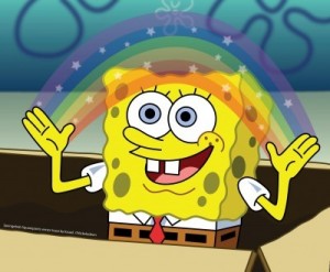 Create meme "spongebob Wallpaper, Sponge Bob Square Pants, imagination ...