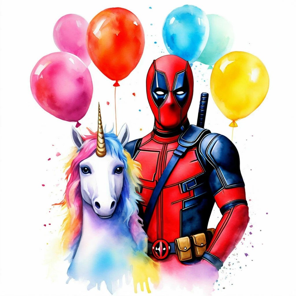 Create meme "deadpool marvel, Deadpool portrait, deadpool 2 art ...