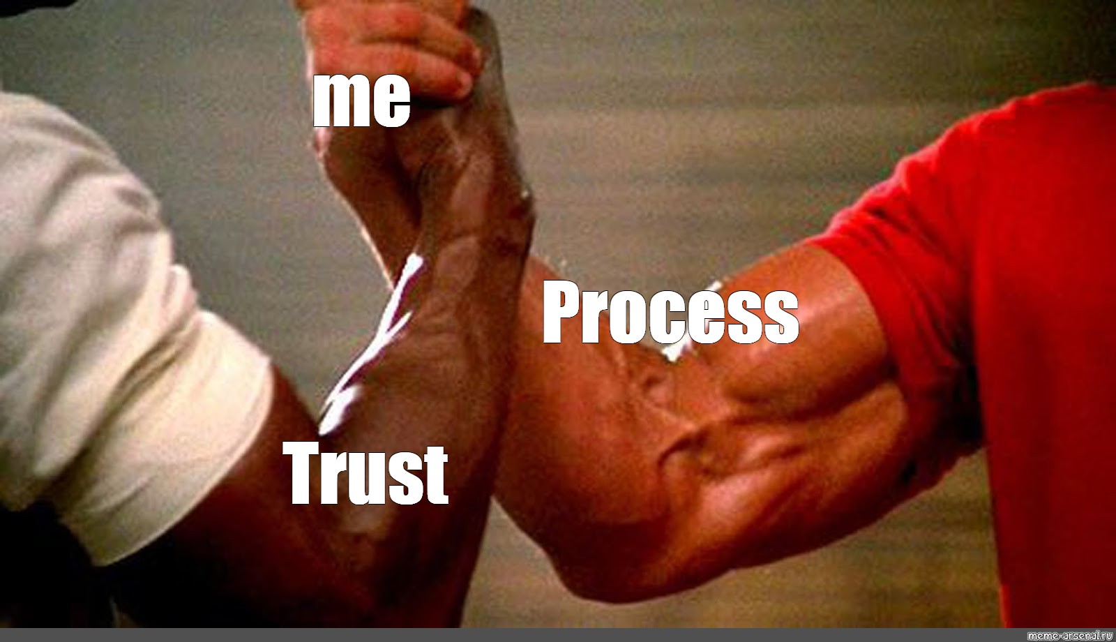 Meme: "me Process Trust" - All Templates - Meme-arsenal.com