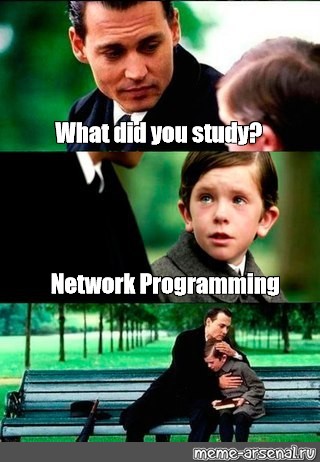Сomics meme: "What did you study? Network Programming" - Comics - Meme ...