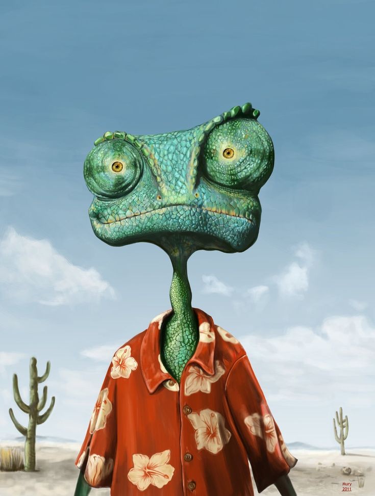 Monitor Lizard From Rango Create meme