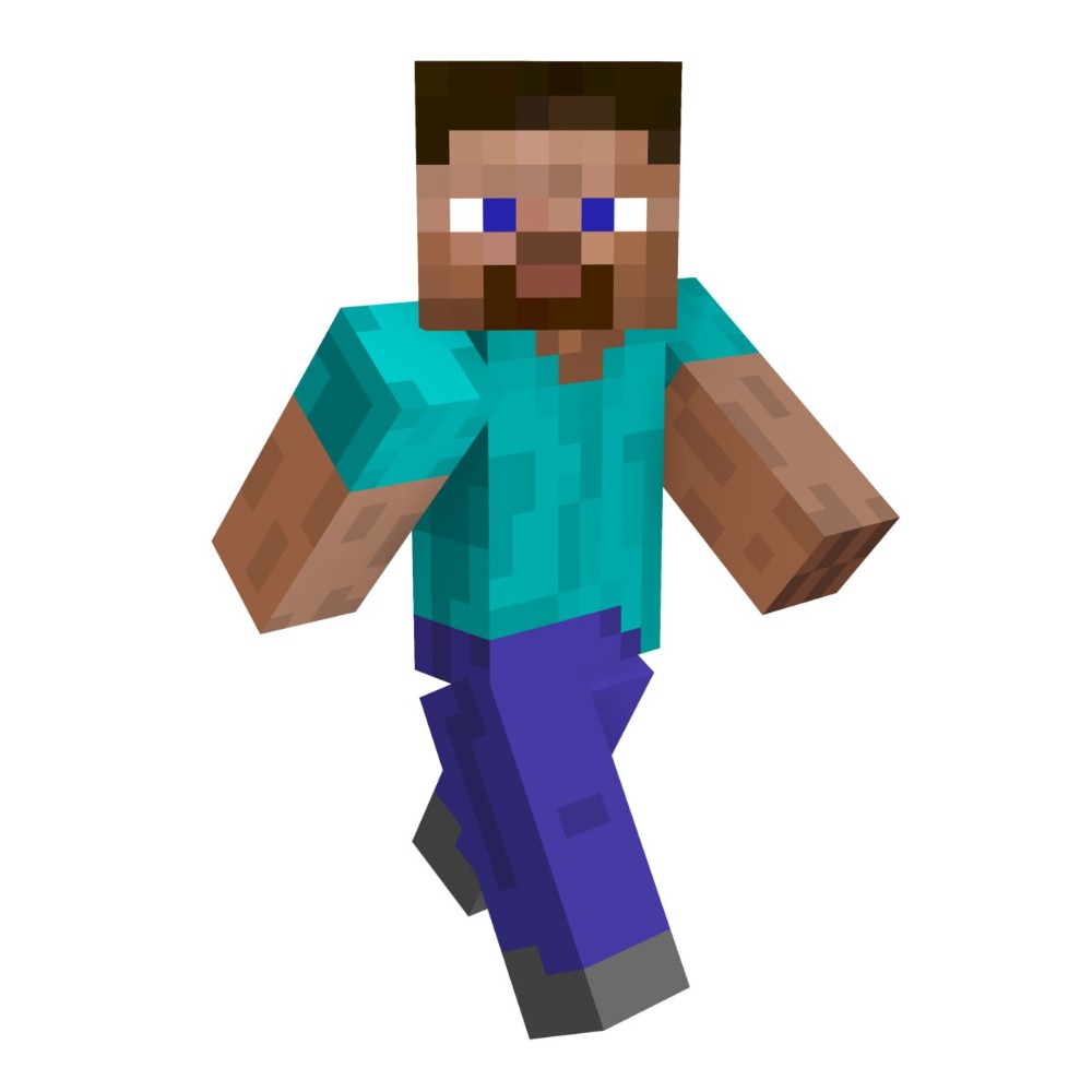 Create meme "Steve skin minecraft, minecraft herobrine, Steve minecraft ...