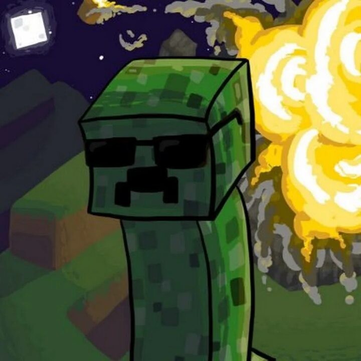 Create meme "creeper from minecraft, minecraft creeper, creeper ...