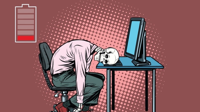 tired man at the computer - Create meme / Meme Generator - Meme-arsenal.com